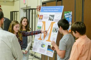Climate in the Classroom, Hampton Falls students, poster presentations